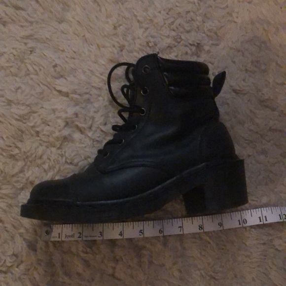 Dr. Martens Alexandra Block Heel Combat Boots - Picture 9 of 9